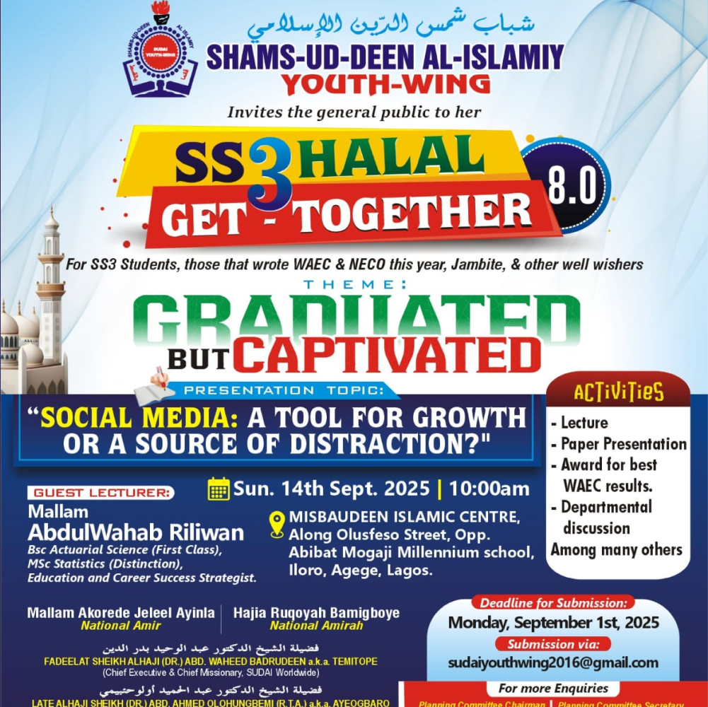 Annual SS3 Halal Get-Together 8.0 poster
